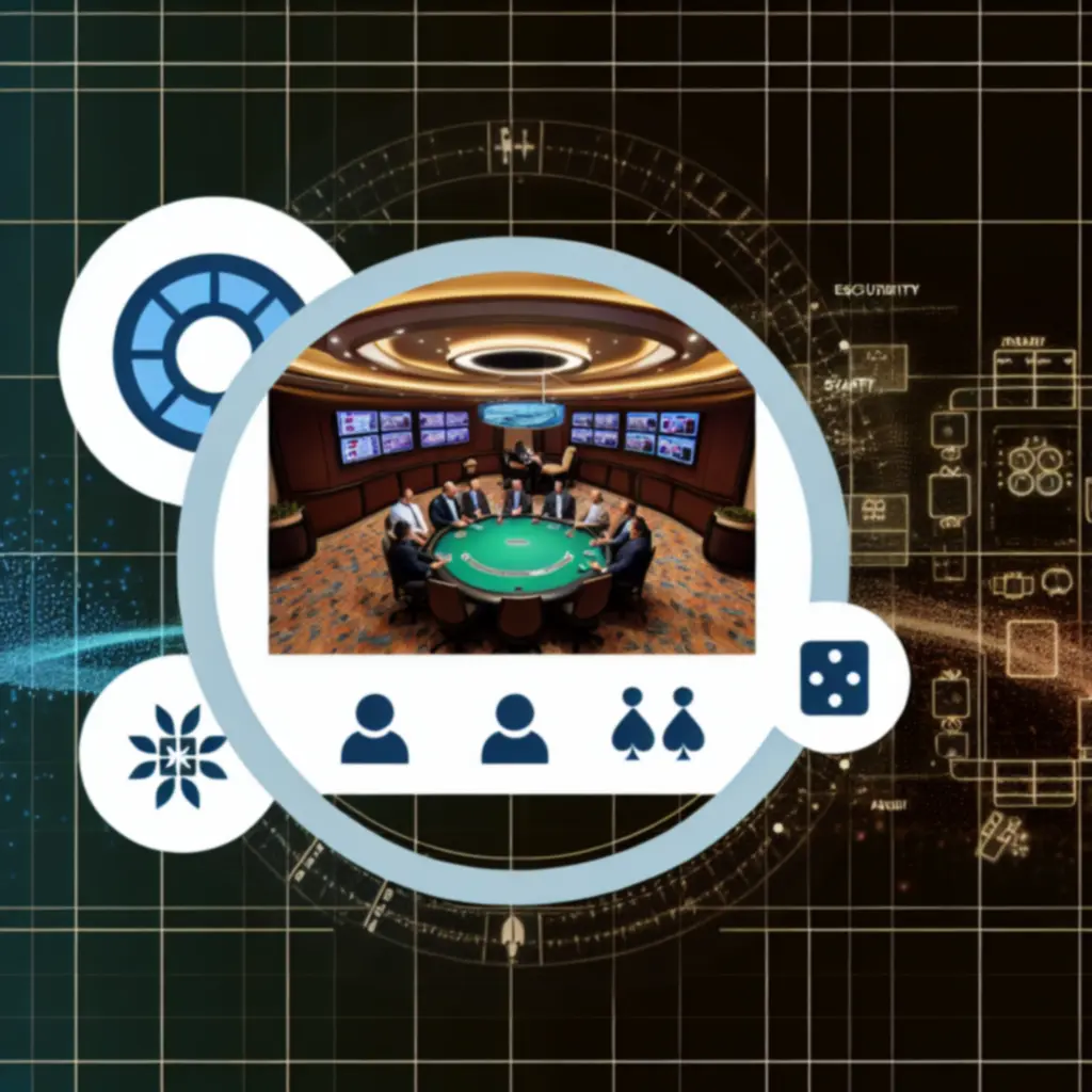 Strefa bezpieczeństwa i monitoring w klubie pokerowym Lunar Deck